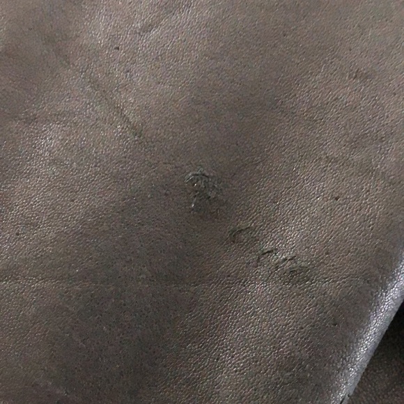 Banana Republic Butter Soft Leather 2 Button Blazer Jacket 40R Black Pockets - Picture 10 of 10